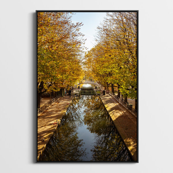 Canal Saint Martin Sebastien Desnoulez tirage Fine Art Une image pour rever caisse americaine