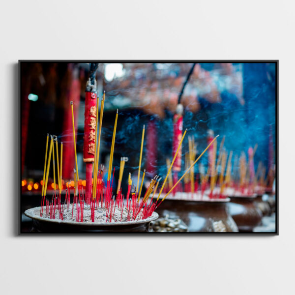 Encens Thien Hau temple Saigon Sebastien Desnoulez tirage Fine Art Une image pour rever caisse americaine