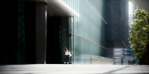 The girl and the glass tower Pierre Chancy Fine Art print Une image pour rever