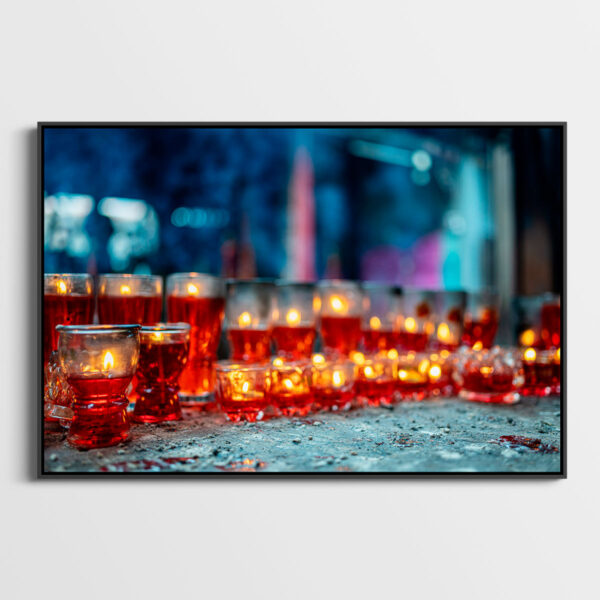 Thien Hau temple Saigon oil lamps Sebastien Desnoulez Fine Art print Une image pour rever caisse americaine