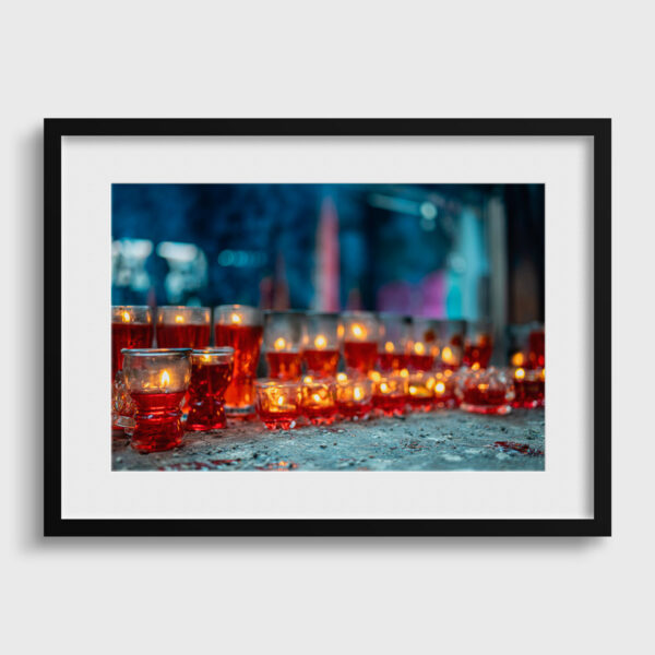 Thien Hau temple Saigon oil lamps Sebastien Desnoulez Fine Art print Une image pour rever passe partout