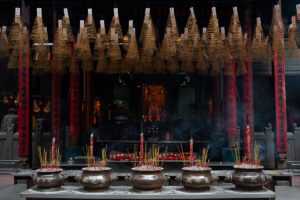 Tien Hau pagoda Saigon Sebastien Desnoulez Fine Art print Une image pour rever