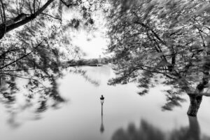 Seine en crue Pointe de l Ile Saint Louis Paris Sebastien Desnoulez tirage Fine Art Une image pour rever