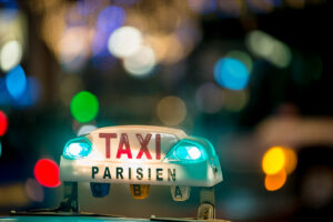 Cab parisien Sebastien Desnoulez Fine Art print Une image pour rever