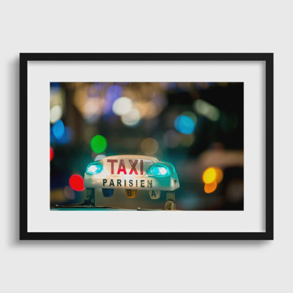 Taxi parisien Sebastien Desnoulez tirage Fine Art Une image pour rever passe partout