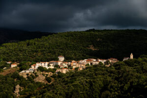 Village of Piana Sebastien Desnoulez Fine Art print Une image pour rever