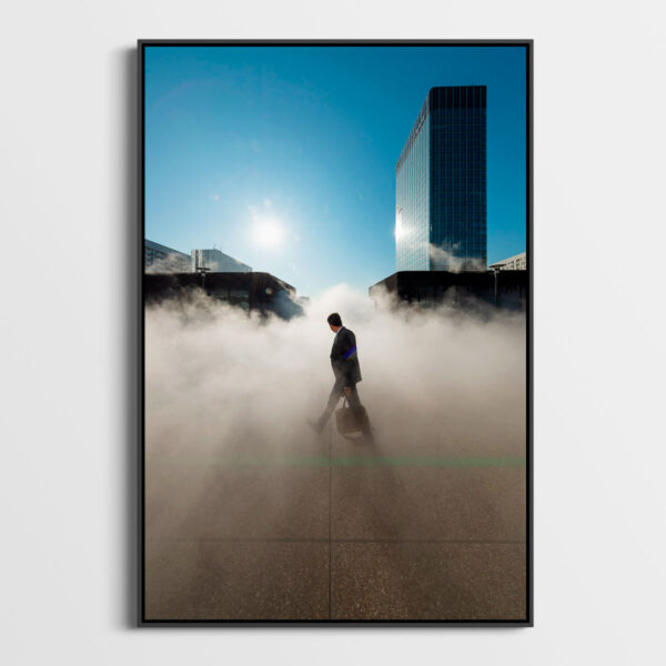 Walking through the fog Sebastien Desnoulez Fine Art print Une image pour rever caisse americaine