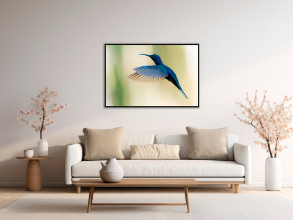 10 grammes de beaute Lionel Maye Fine Art print An image to dream about an Floating frame in situation