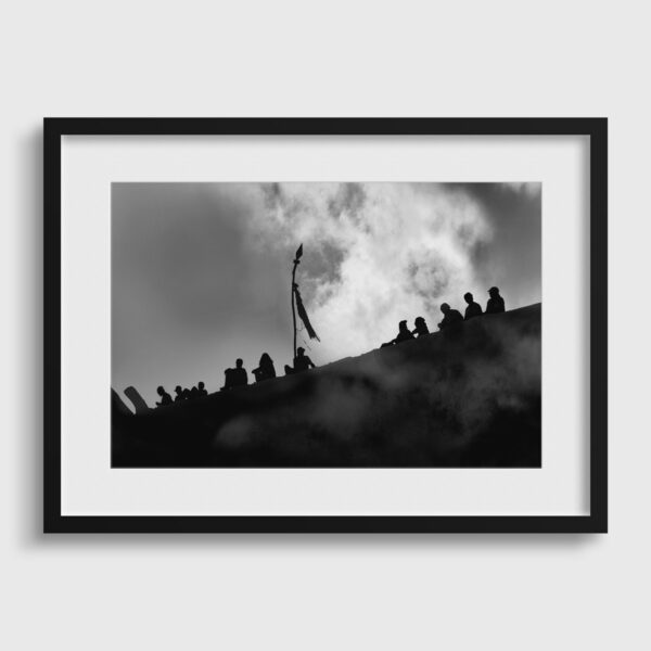 A l'ecoute du Dalai Lama Spiti Yves Langlois Fine Art print Une image pour rever passe partout