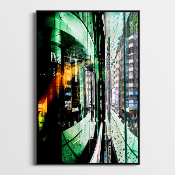 Urban Kaleidoscope Yves Langlois Fine Art print Une image pour rever caisse americaine