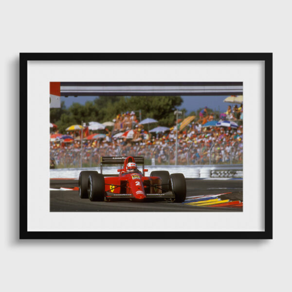 Nigel Mansell GP France F1 1990 Sebastien Desnoulez tirage Fine Art Une image pour rever passe partout