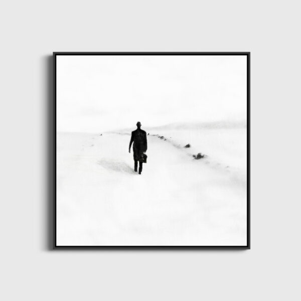 l homme qui marche 1 Yves Langlois tirage Fine Art Une image pour rever caisse americaine