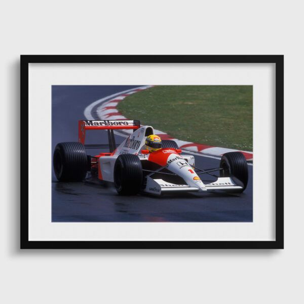 Ayrton Senna GP San Marin F1 1991 Sebastien Desnoulez tirage Fine Art Une image pour rever passe partout