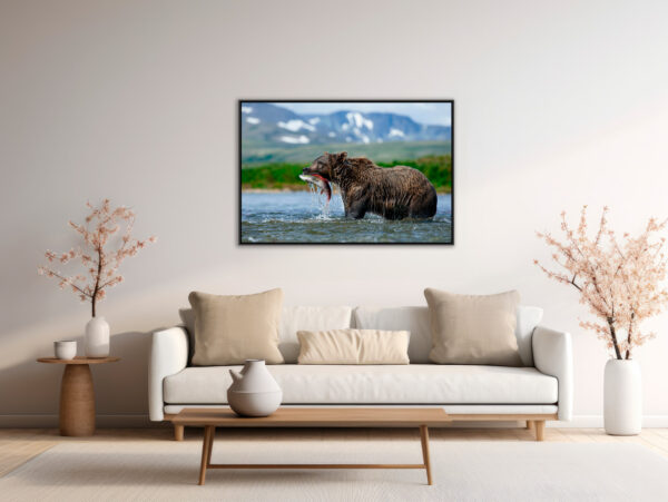 Belle peche Lionel Maye Fine Art print A picture to dream of an Floating frame in situation