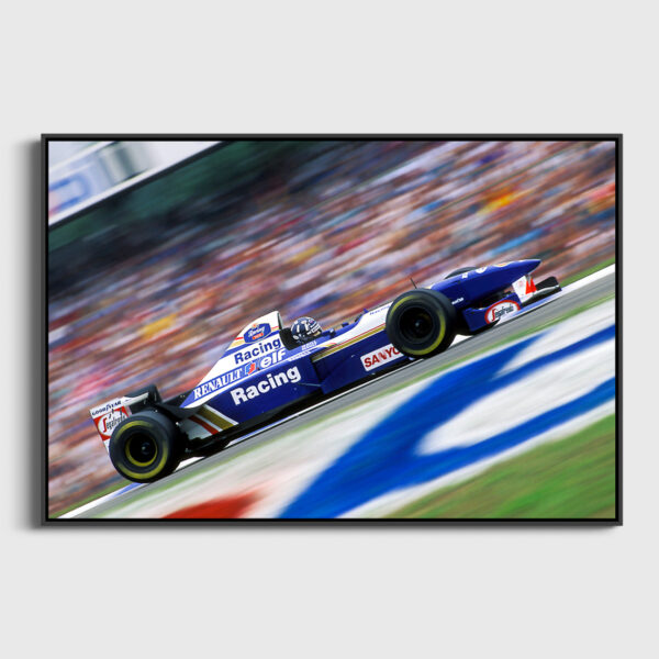 Damon Hill GP Allemagne F1 1995 Sebastien Desnoulez tirage Fine Art Une image pour rever caisse americaine