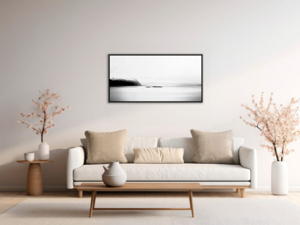 Fjord norvegien 1 Pierre Chancy Fine Art print An image to reverberate Floating frame in situation