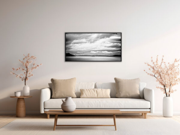 Fjord norvegien 2 Pierre Chancy Fine Art print An image to reverberate Floating frame in situation