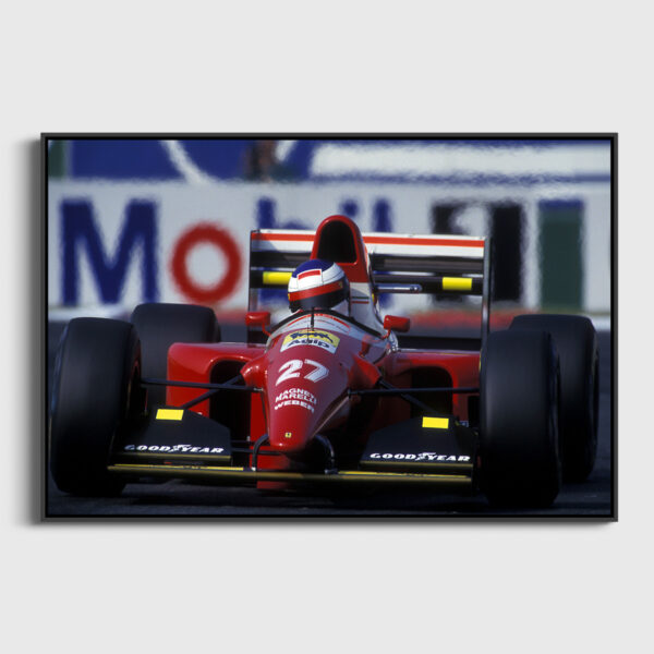 Jean Alesi GP France F1 1993 Sebastien Desnoulez tirage Fine Art Une image pour rever caisse americaine