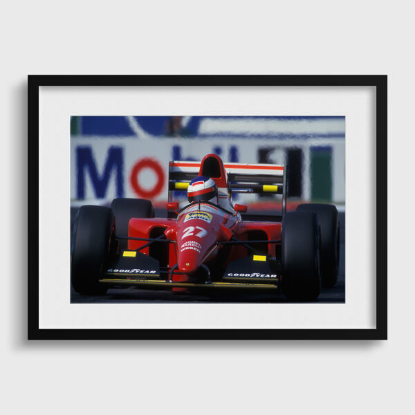 Jean Alesi GP France F1 1993 Sebastien Desnoulez tirage Fine Art Une image pour rever passe partout