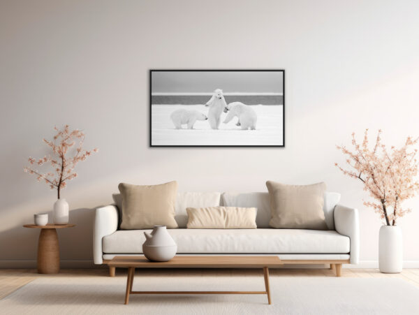 Family games Lionel Maye Fine Art print A picture to reverberate floating frame in situation