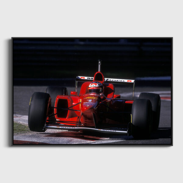 Michael Schumacher GP Italie F1 1996 Sebastien Desnoulez tirage Fine Art Une image pour rever caisse americaine