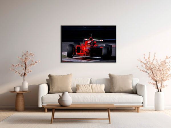 Michael Schumacher GP Italie F1 1996 Sebastien Desnoulez tirage Fine Art Une image pour rever caisse americaine en situation