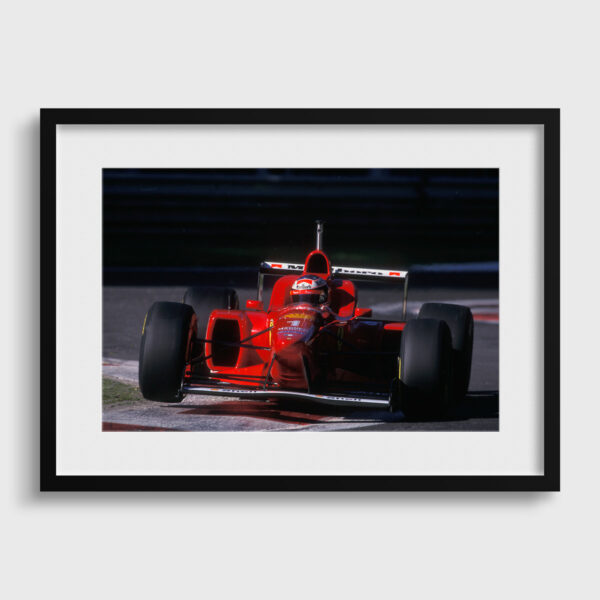 Michael Schumacher GP Italie F1 1996 Sebastien Desnoulez tirage Fine Art Une image pour rever passe partout