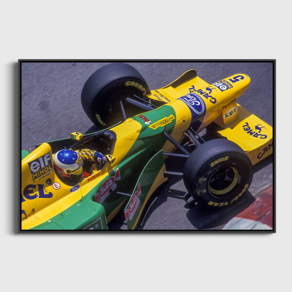 Michael Schumacher GP Monaco F1 1993 Sebastien Desnoulez tirage Fine Art Une image pour rever caisse americaine