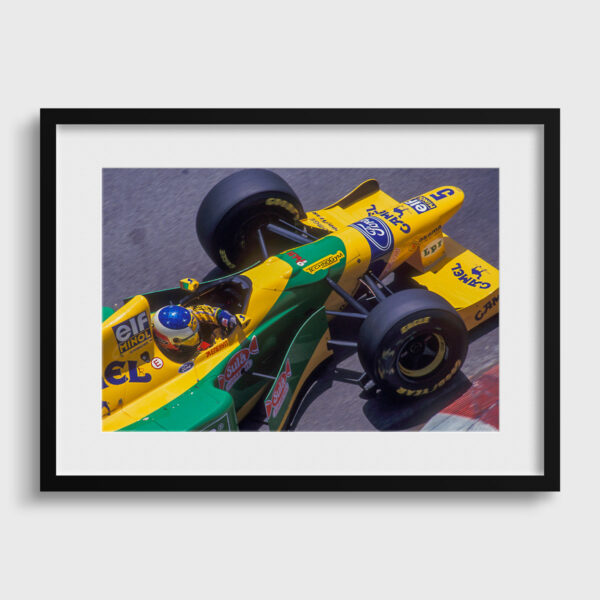 Michael Schumacher GP Monaco F1 1993 Sebastien Desnoulez tirage Fine Art Une image pour rever passe partout