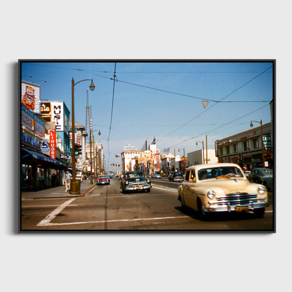 Hollywood Boulevard Andre Robe tirage Fine Art Une image pour rever caisse americaine